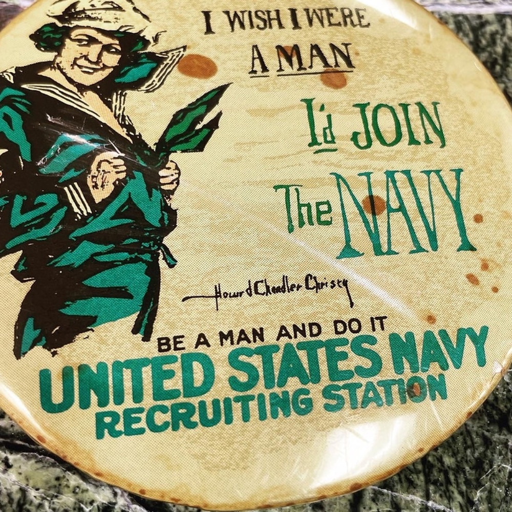 Vintage Pin, 3" D